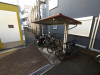 駐輪場　原付＆自転車のみ駐輪可能