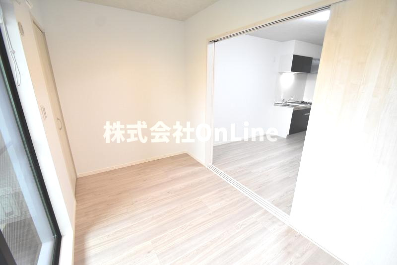 東大阪市大蓮北４丁目のアパートの寝室
