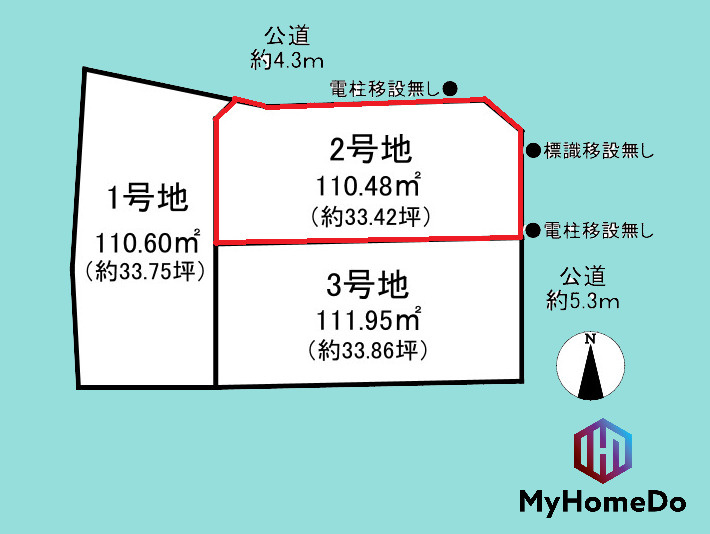 北区光音寺町　4期の土地図