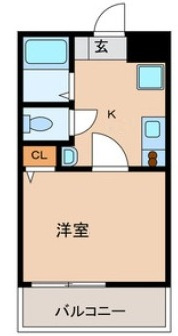 サンセール　クールの間取り|間取りです。