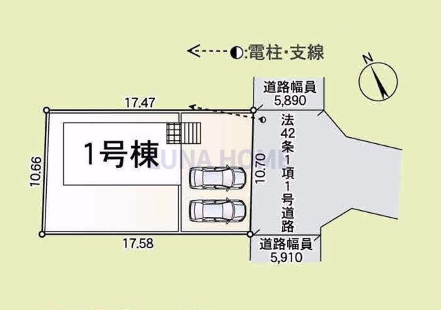 牛久市上柏田第10　新築戸建の区画図|当日のご予約も大歓迎です！「今から見たい」も柔軟にご対応いたします♪