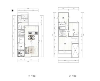 【土地図＋建物プラン例】 | 広島市安佐南区上安2丁目No.B