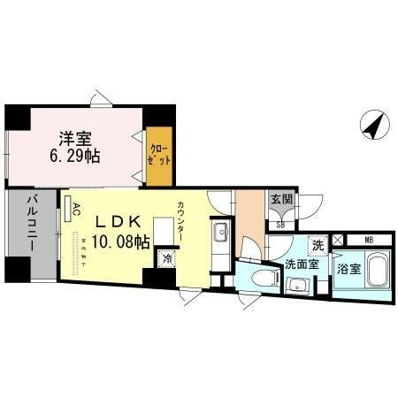 イーストグレイス品川の間取り