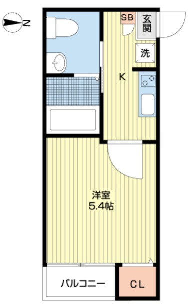 アールズコート東中山の間取り