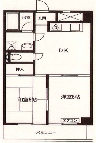多摩リバビューマンションの間取り