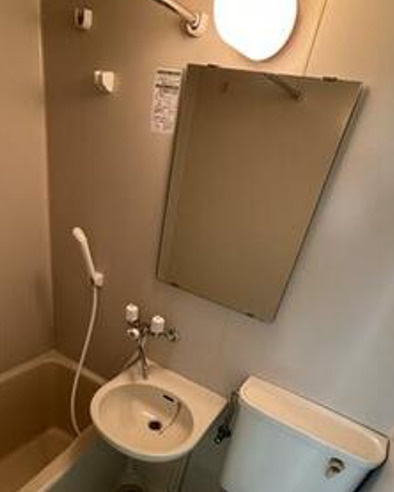 藤沢市藤沢の賃貸マンションの洗面所
