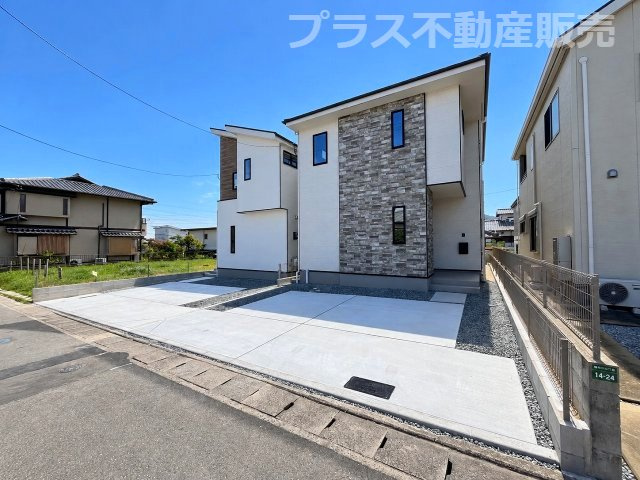 【外観】 | 福岡市城南区樋井川7丁目2期　1号棟（全2棟）【仲介手数料無料・0円】 | 完成しました。物件内部もご見学頂けます。プラス不動産販売にお任せ下さい。