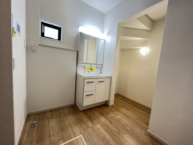 【洗面所】 | 福岡市城南区樋井川7丁目2期　1号棟（全2棟）【仲介手数料無料・0円】 | 現地写真。