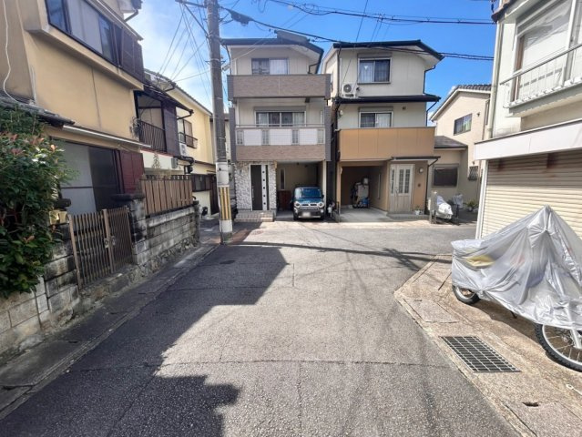 大宅古海道町　現状プランの前面道路含む現地写真