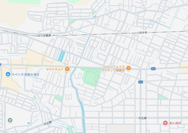 姫路市広畑区小坂　　　JR「はりま勝原駅」徒歩6分の地図