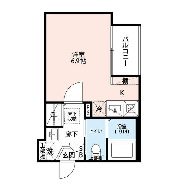 エクセラン東立石の間取り|間取りです。