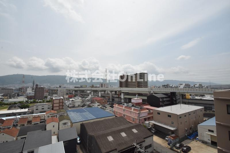 東大阪市角田１丁目の賃貸マンションの展望