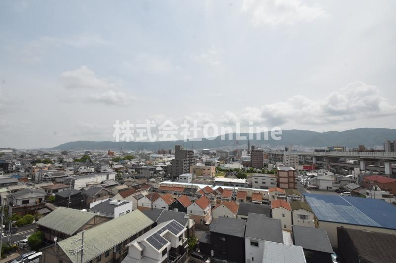 東大阪市角田１丁目の賃貸マンションの展望