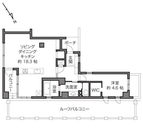 【間取り】 | イトーピア大井町コルティオ
