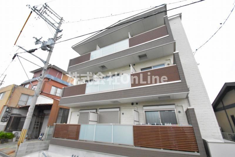 東大阪市鴻池徳庵町のアパートの外観