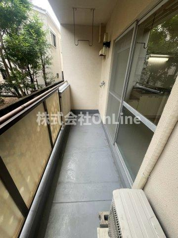 東大阪市鴻池本町の賃貸マンションのバルコニー