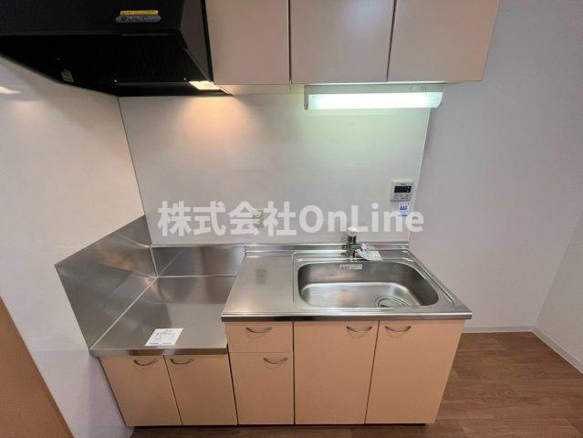 東大阪市島之内１丁目のアパートのキッチン
