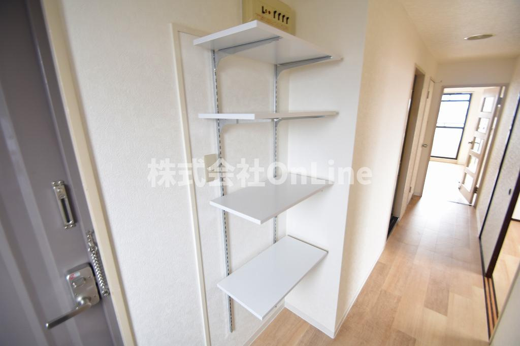 東大阪市三島１丁目の賃貸マンションの収納