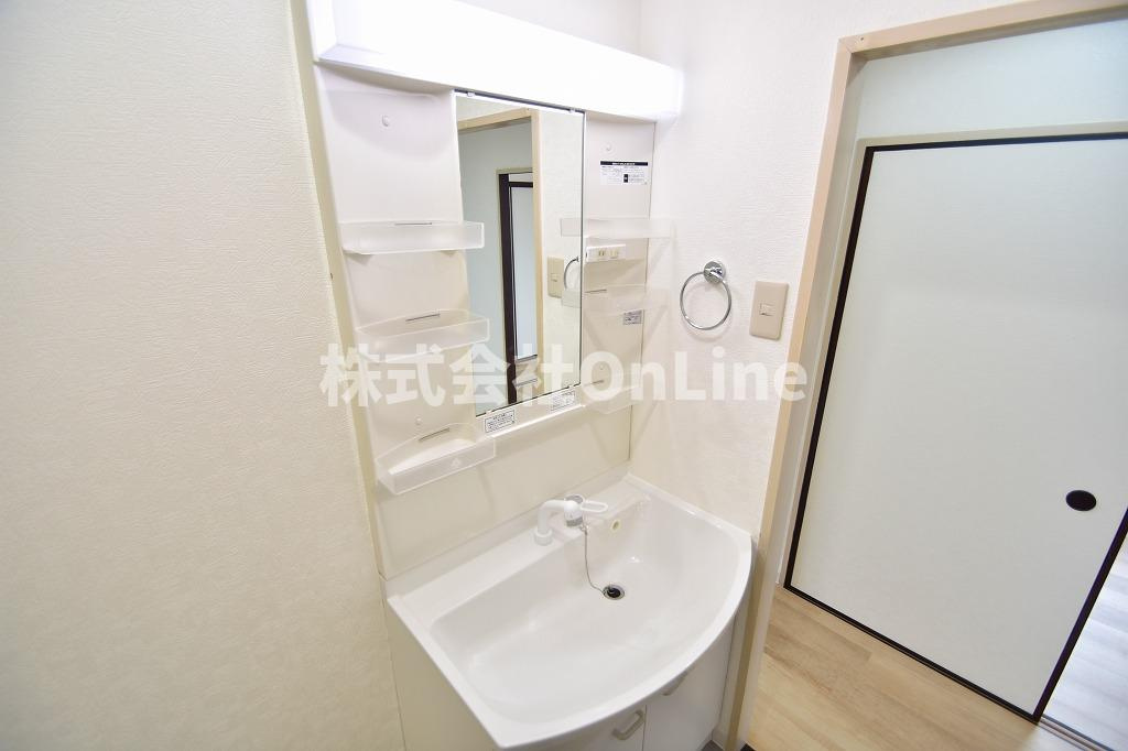 東大阪市三島１丁目の賃貸マンションの独立洗面台
