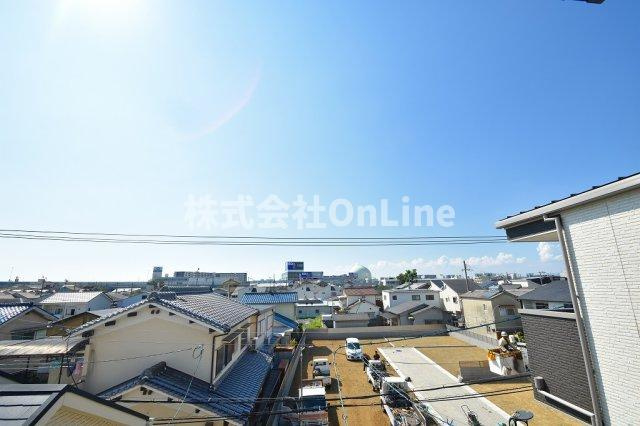 東大阪市三島２丁目のアパートの展望