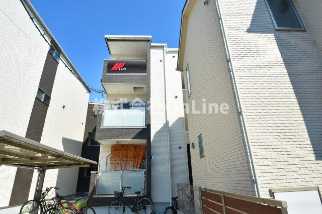 東大阪市三島２丁目のアパートの外観