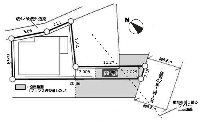 ●中山駅　新築戸建の区画図
