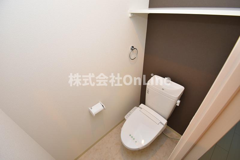 東大阪市大蓮東１丁目のアパートのトイレ