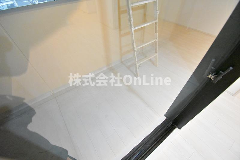 東大阪市中野南の賃貸マンションのバルコニー