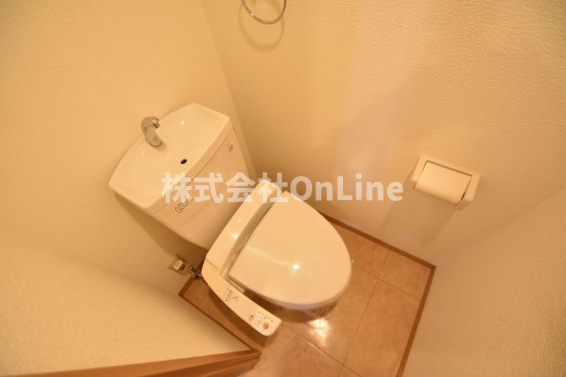 東大阪市横枕西の賃貸マンションのトイレ