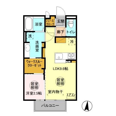 グランマーレＭＩＴＯ　Ｉの間取り