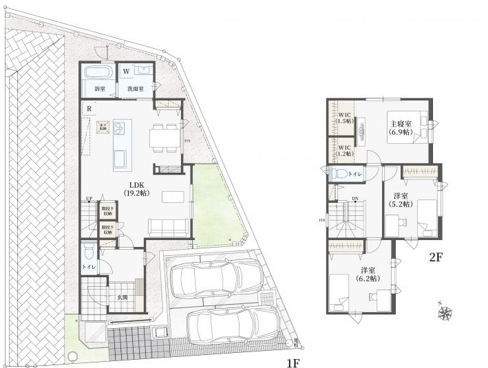 千葉市稲毛区萩台町の間取り