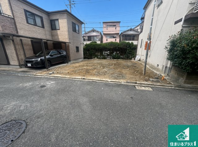 ◆堺市東区日置荘西町　第1期　新築一戸建ての前面道路含む現地写真|周辺は落ち着いた街並みの住宅地！子育てがしやすい住環境です！まだ未完成ですが、現地でしかわからない事もございます。是非一度ご覧ください。