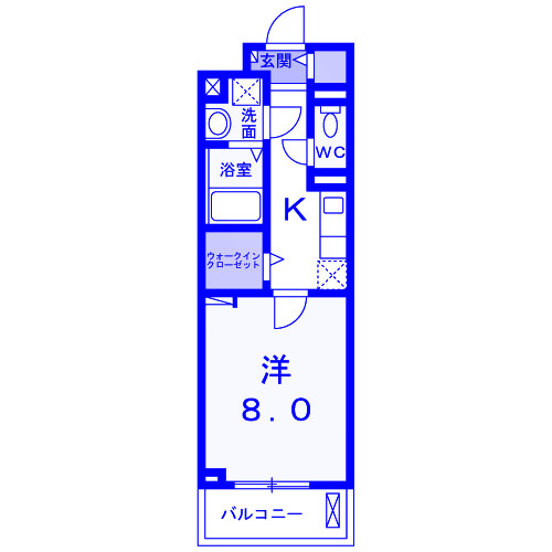 スプレッド与野の間取り