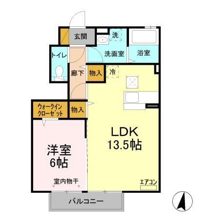 ソレアード　Ａの間取り