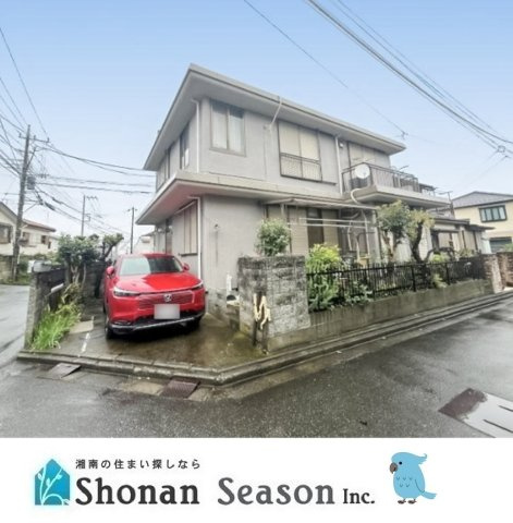 厚木市林2丁目　中古戸建　43.87坪　の外観|３方道路（西×北×南）に面した開放感のある立地♪
将来的な資産価値も期待できる陽当たり良好なお住まいです☆
