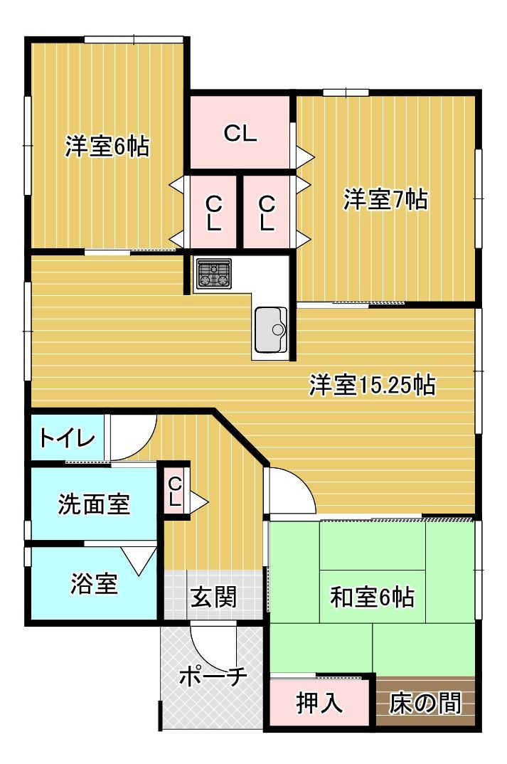 123タウン筑後の間取り