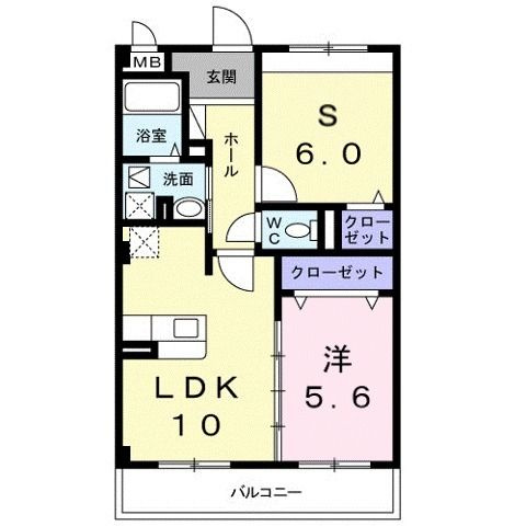 マジコール　コーポの間取り