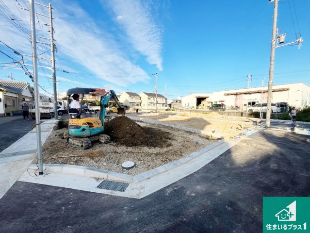 神戸市西区玉津町出合　第2期　新築一戸建ての外観|現在の進捗状況です！順調に作業進行中、完成が待ち遠しいです！詳細の間取り等、お気軽にお問い合わせください！