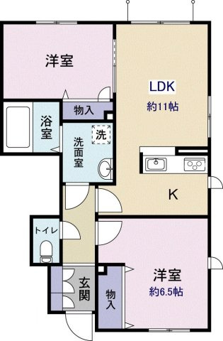 カーサ・グランデの間取り|間取りです。
