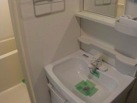 リシェス北千住の独立洗面台