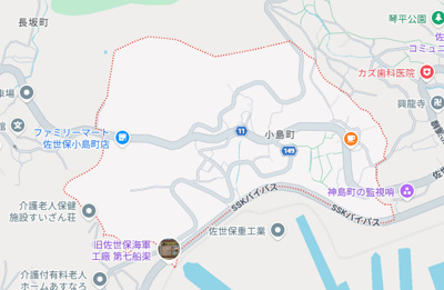 【地図】 | 長崎県佐世保市小島町