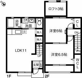 Wind　Bell　Ⅱ　　刈谷市近郊の賃貸ならクラスホーム刈谷店の間取り