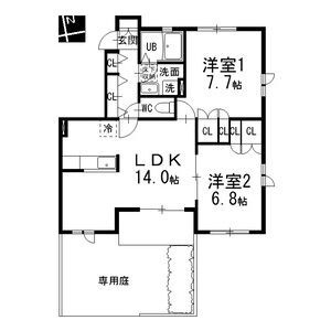 【間取り】 | ウィズファニーⅣ