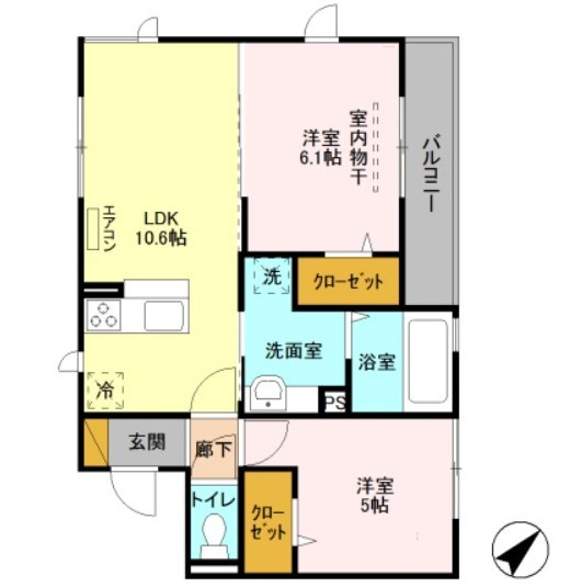クレストヒルの間取り