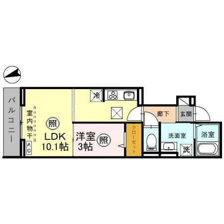 【間取り】 | D-RESIDENCE仙波町