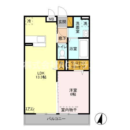 【間取り】 | ボヌール四季　Ⅱ