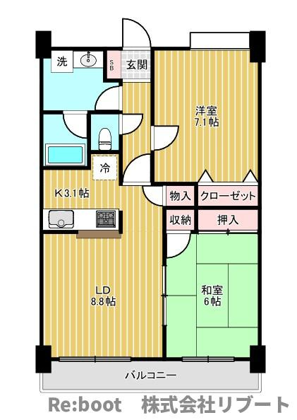 アウラ10の間取り