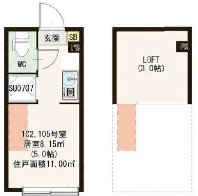 ラ メゾン ミールの間取り