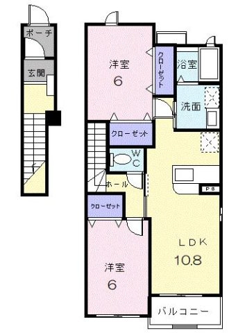 サニーレジデンス　Ⅱ番館の間取り