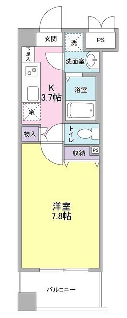 ＫＹレジデンスの間取り|間取りです。